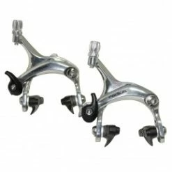 Marque Etrier Frein Route P2R Alu Argent (Paire)