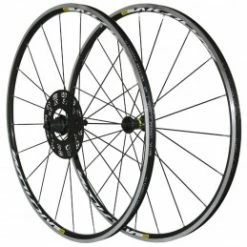 Marque Roues Route 700 Mavic Aksium Noir 11V. Compatible 10 Vitesses Shimano (Avant + Arriere) - Serie Limitee