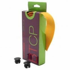 Marque Ruban De Guidon Bikeribbon Cork Plus Jaune Fonce Sans Liege